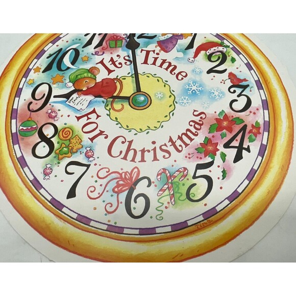 Vintage Paper Magic Group It’s Time For Christmas Die Cut Decoration Paper 12” - Picture 2 of 7
